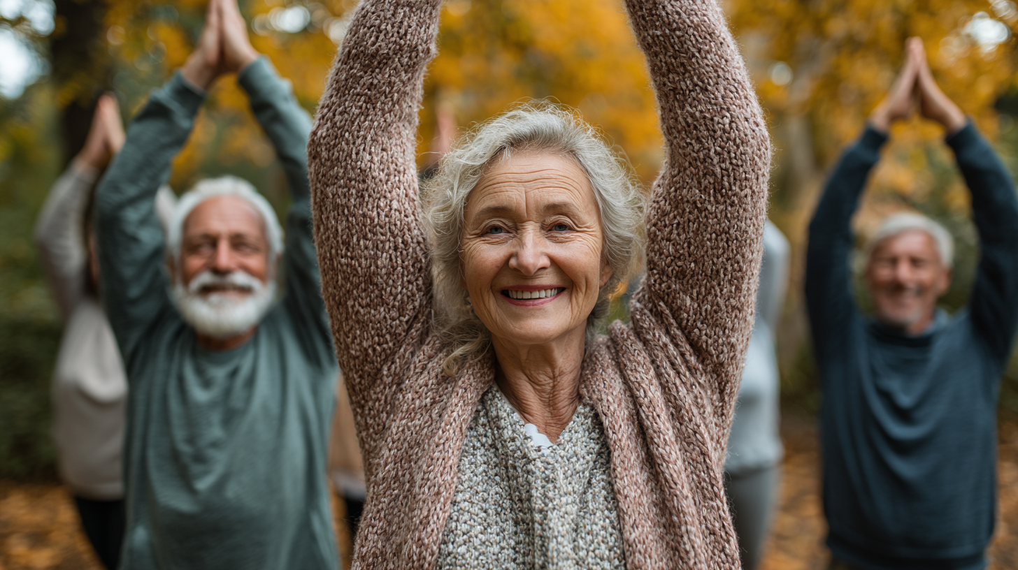 Exerciții de respirație pentru seniori